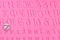 Силиконовый молд Алфавит (прописью)