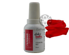 Dolce Bello Professional краситель гелевый Красный, 20 мл