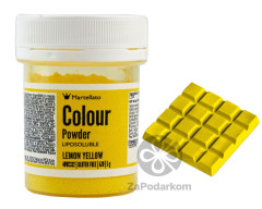Martellato жирорастворимый порошковый краситель Colour powder Lemon yellow, 5 г