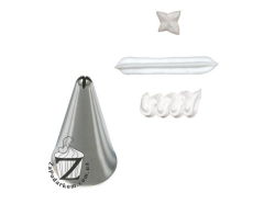 Martellato BX0033 насадка кондитерская Звезда закрытая четырехконечная 4,7 мм