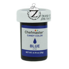 Краситель для шоколада Синий Chefmaster 4703 mini, упаковка 20 г