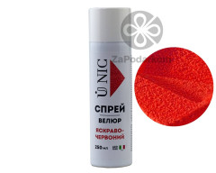 UNIC Спрей велюр Ярко - красный, 250 мл