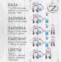 IL-айсинг сухая смесь для украшения пряников и печенья, 1 кг