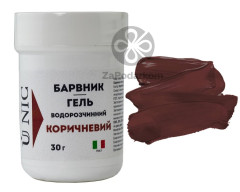 UNIC краситель гелевый водорастворимый Коричневый, 30 грамм