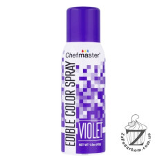 Краситель спрей Фиолетовый Chefmaster Color Spray, 42 г