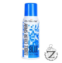 Краситель спрей Синий Chefmaster Color Spray, 42 г