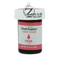 Краситель для шоколада Розовый Chefmaster 4709 mini, упаковка 20 г 4709 mini, упаковка 20 г